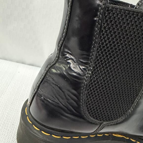 Dr Martens Quad Chelsea Boots Mens Size 10 Black Leather Punk 2976 main image 5